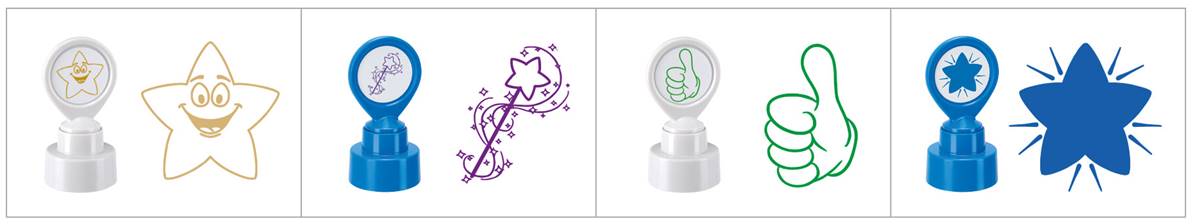 COLOP Motivational Stamp RealtÃ  Aumentata 4 pezzi ass